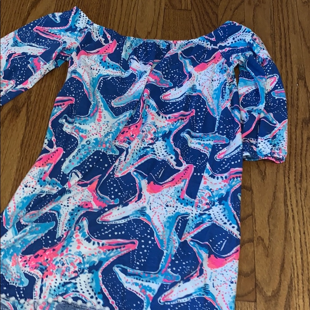 Off the shoulder lily Pulitzer dress